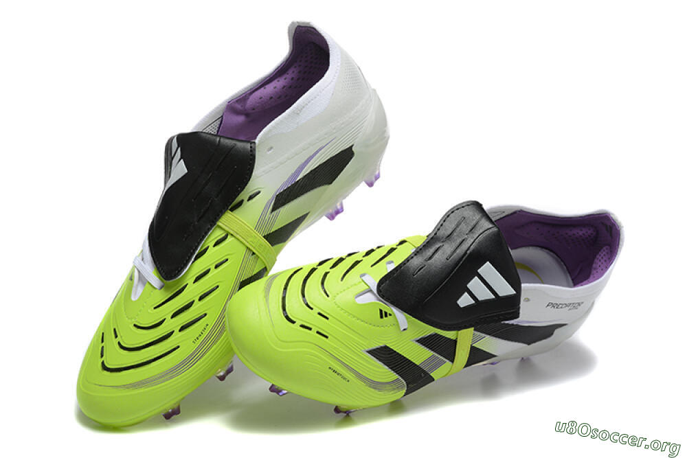 Adidas Predator 25 Elite Foldover Tongue FG Football Boots - Yellow/Black 6
