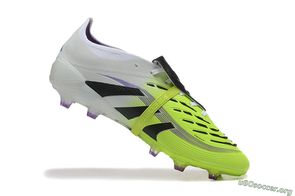 Adidas Predator 25 Elite Foldover Tongue FG Football Boots - Yellow/Black 7