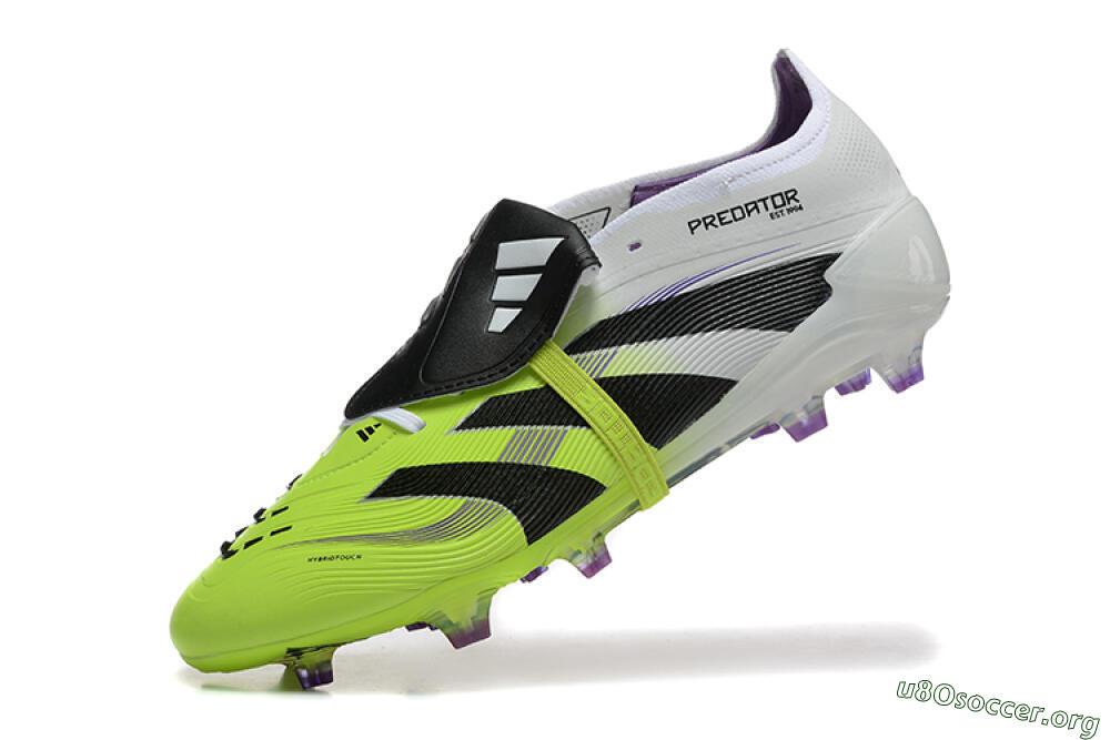 Adidas Predator 25 Elite Foldover Tongue FG Football Boots - Yellow/Black 8