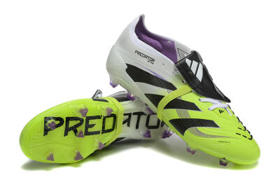 Adidas Predator 25 Elite Foldover Tongue FG Football Boots - Yellow/Black