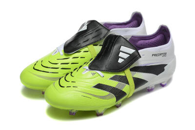 Adidas Predator 25 Elite Foldover Tongue FG Football Boots - Yellow/Black
