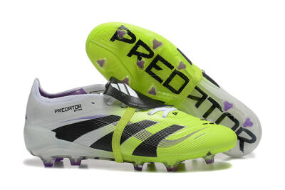 Adidas Predator 25 Elite Foldover Tongue FG Football Boots - Yellow/Black
