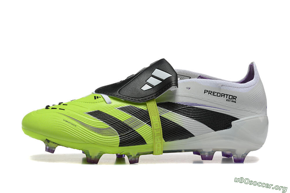 Adidas Predator 25 Elite Foldover Tongue FG Football Boots - Yellow/Black 3