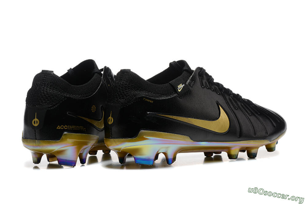 Nike Tiempo Legend 10 Elite FG Football Boots - Black/Gold 9