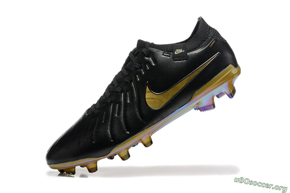 Nike Tiempo Legend 10 Elite FG Football Boots - Black/Gold 8