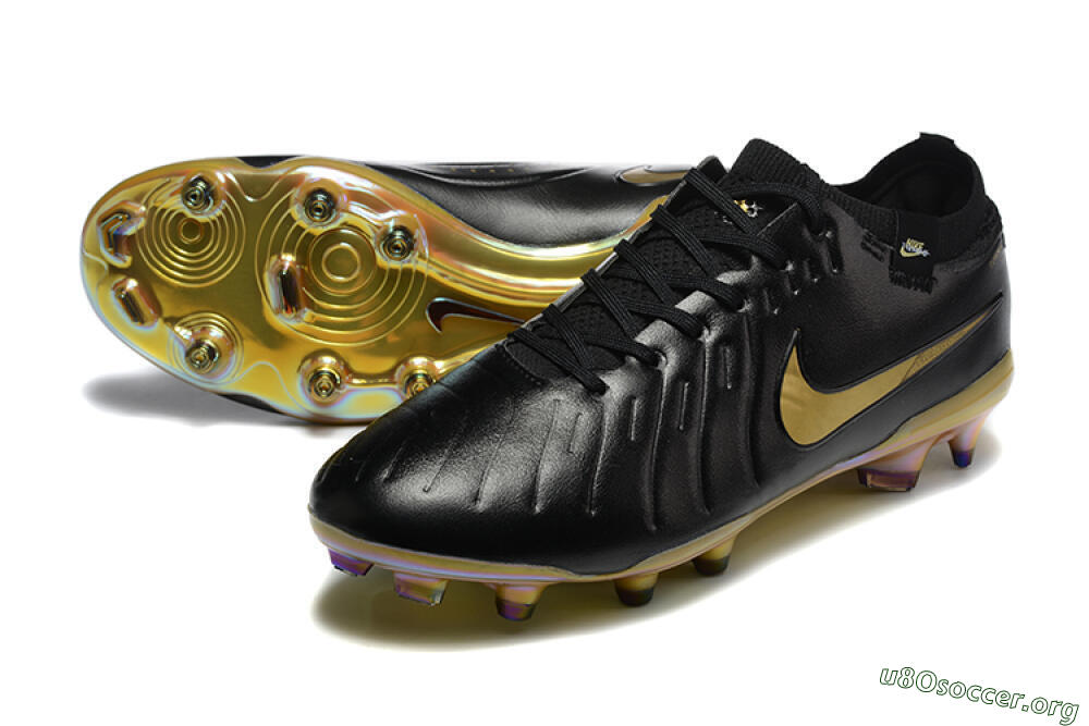 Nike Tiempo Legend 10 Elite FG Football Boots - Black/Gold 0