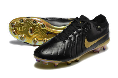 Nike Tiempo Legend 10 Elite FG Football Boots - Black/Gold