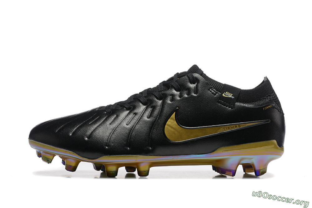 Nike Tiempo Legend 10 Elite FG Football Boots - Black/Gold 3