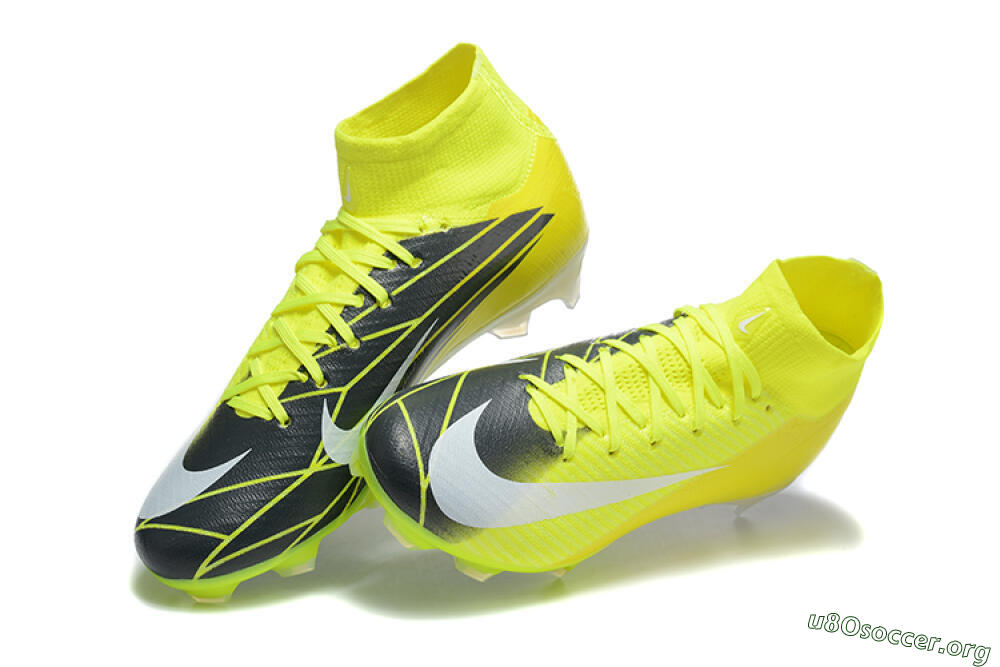 Nike Air Zoom Mercurial Superfly 10 Elite FG Football Boots - Yellow/Black/White 6