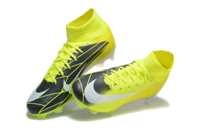 Nike Air Zoom Mercurial Superfly 10 Elite FG Football Boots - Yellow/Black/White