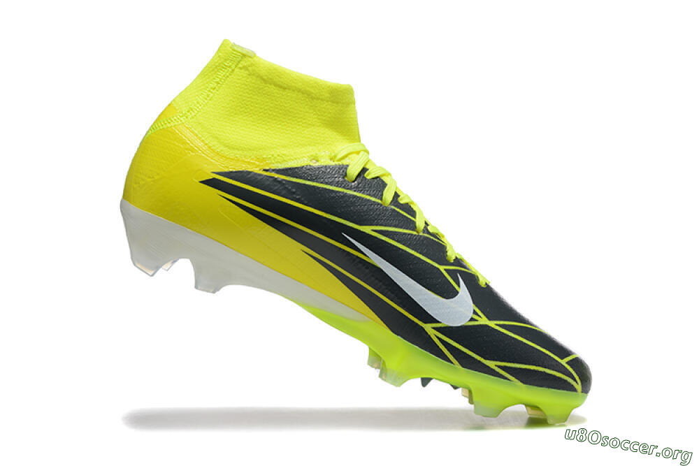 Nike Air Zoom Mercurial Superfly 10 Elite FG Football Boots - Yellow/Black/White 7