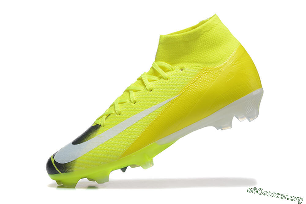 Nike Air Zoom Mercurial Superfly 10 Elite FG Football Boots - Yellow/Black/White 8
