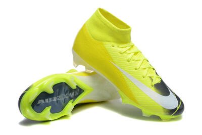 Nike Air Zoom Mercurial Superfly 10 Elite FG Football Boots - Yellow/Black/White