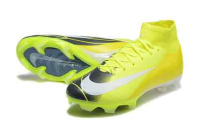 Nike Air Zoom Mercurial Superfly 10 Elite FG Football Boots - Yellow/Black/White