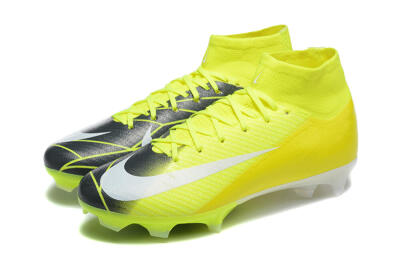 Nike Air Zoom Mercurial Superfly 10 Elite FG Football Boots - Yellow/Black/White