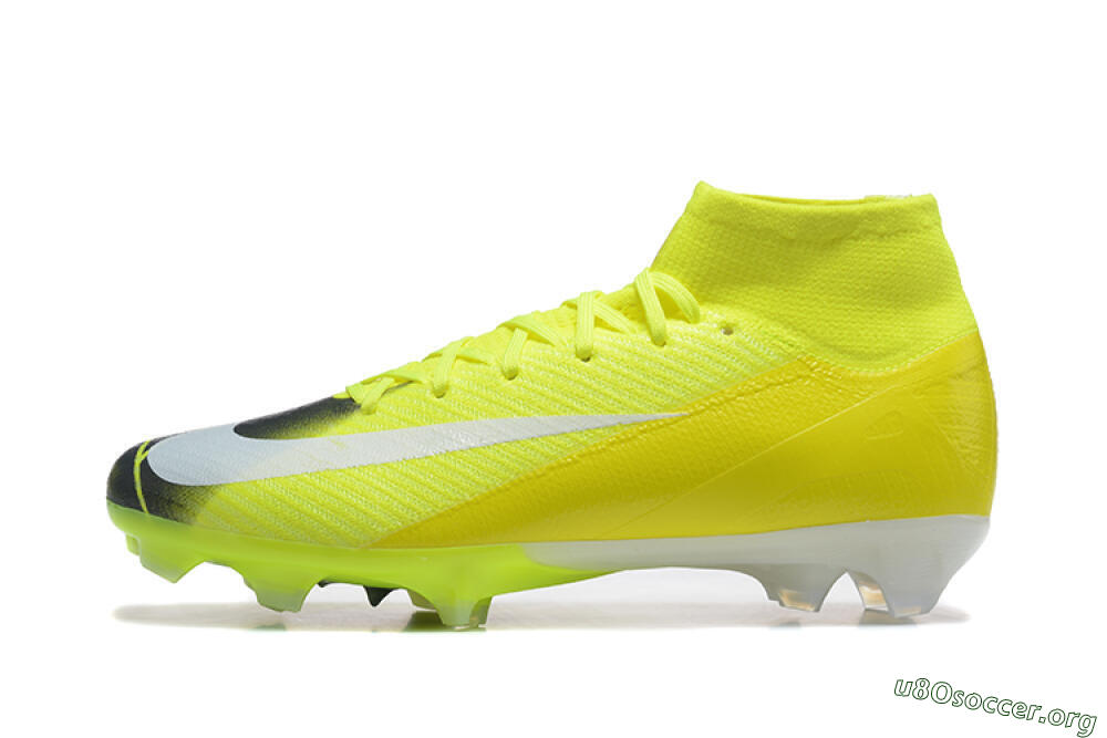 Nike Air Zoom Mercurial Superfly 10 Elite FG Football Boots - Yellow/Black/White 3
