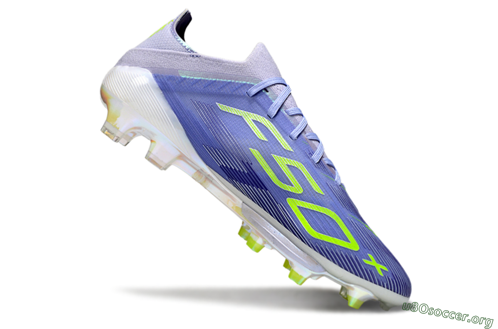 Adidas F50+ Elite Lightstrike Pro FG Football Boots - Blue/Yellow 4