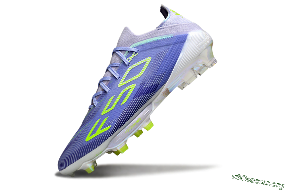 Adidas F50+ Elite Lightstrike Pro FG Football Boots - Blue/Yellow 5
