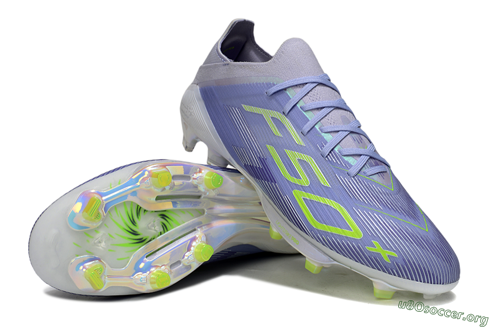 Adidas F50+ Elite Lightstrike Pro FG Football Boots - Blue/Yellow 0