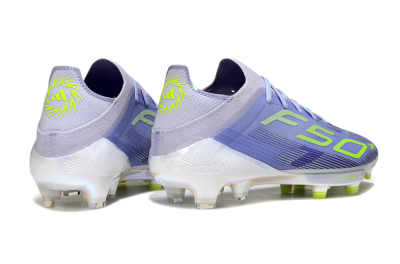 Adidas F50+ Elite Lightstrike Pro FG Football Boots - Blue/Yellow