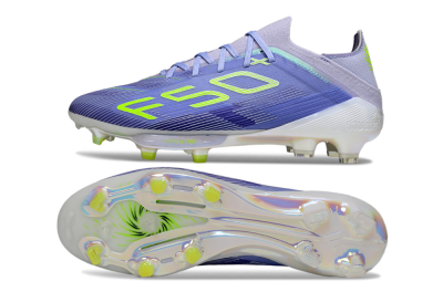 Adidas F50+ Elite Lightstrike Pro FG Football Boots - Blue/Yellow