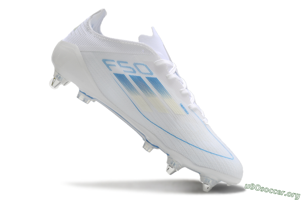 Adidas F50 Elite SG Football Boots - White/Blue 4