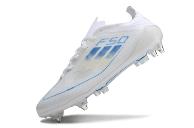 Adidas F50 Elite SG Football Boots - White/Blue