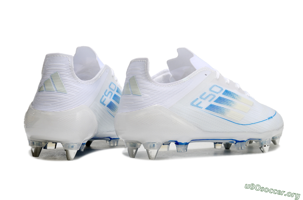 Adidas F50 Elite SG Football Boots - White/Blue 6