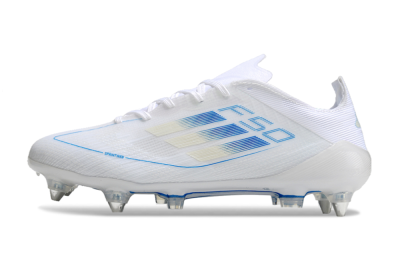 Adidas F50 Elite SG Football Boots - White/Blue