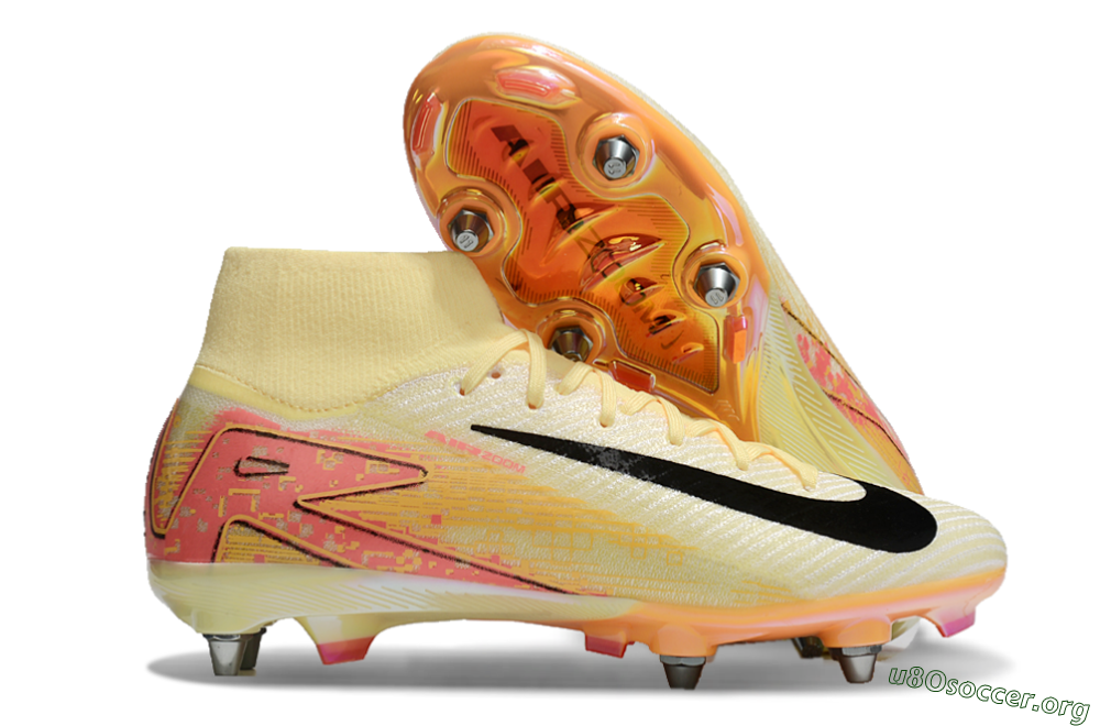 Nike Air Zoom Mercurial Superfly 10 Elite SG Football Boots - Yellow/Black/Red 2
