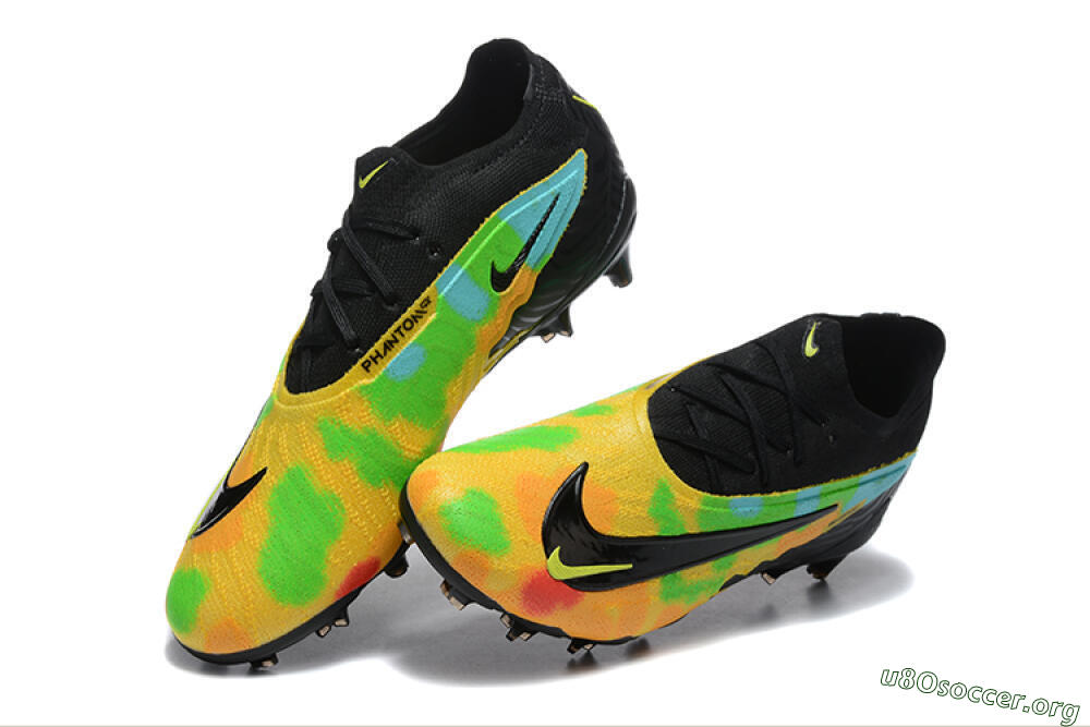 Nike Phantom GX Elite FG Football Boots - Black/Rainbow 6