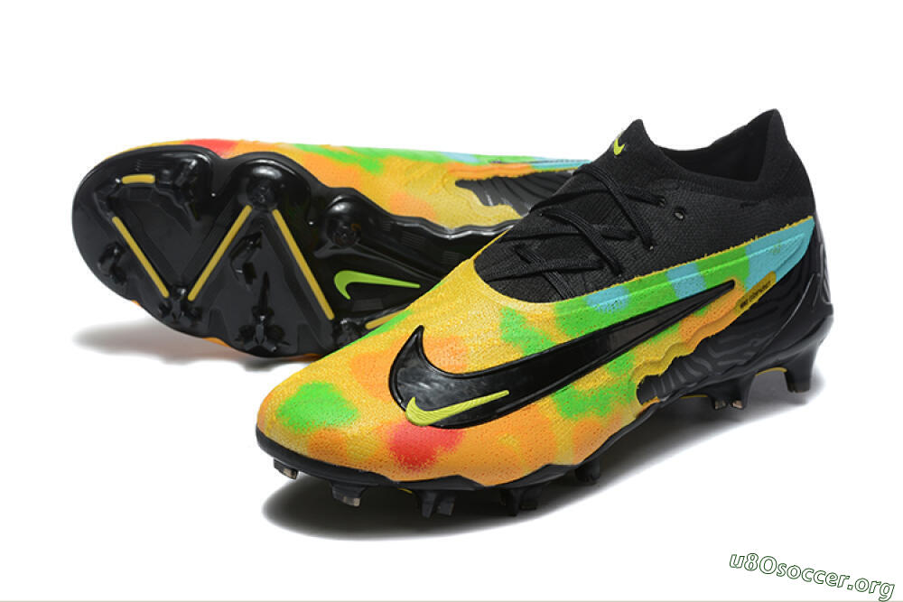 Nike Phantom GX Elite FG Football Boots - Black/Rainbow 0