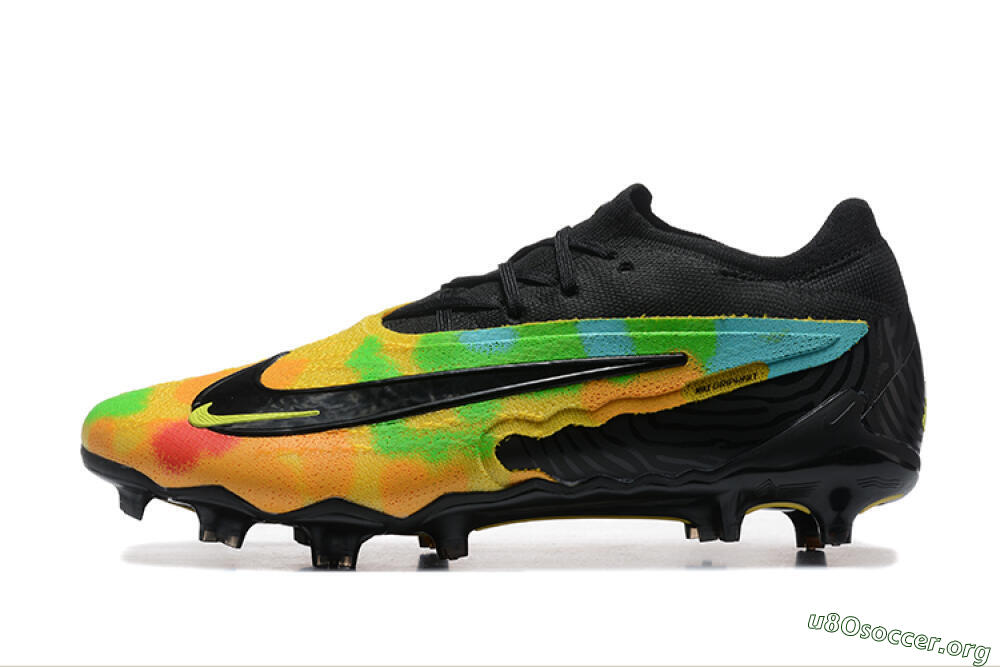 Nike Phantom GX Elite FG Football Boots - Black/Rainbow 3