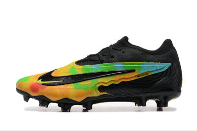 Nike Phantom GX Elite FG Football Boots - Black/Rainbow