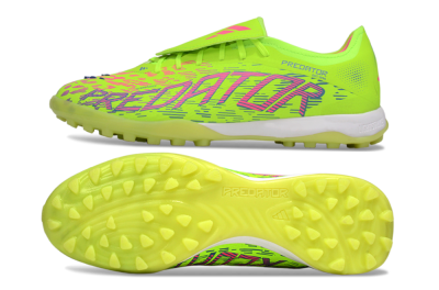 Adidas Predator Elite Foldover Tongue TF Football Shoes - Yellow/Pink/White