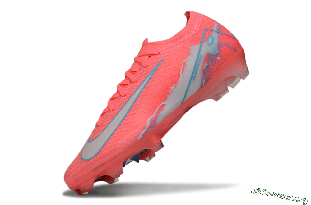 Nike Air Zoom Mercurial Vapor 16 Elite FG Football Boots - Red/Jade/Grey 5