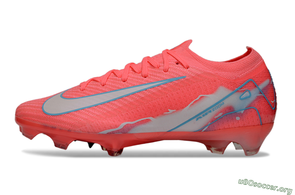 Nike Air Zoom Mercurial Vapor 16 Elite FG Football Boots - Red/Jade/Grey 3
