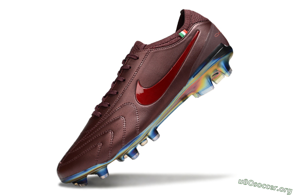 Nike Tiempo Legend 10 Elite FG Football Boots - Red/Gold 5