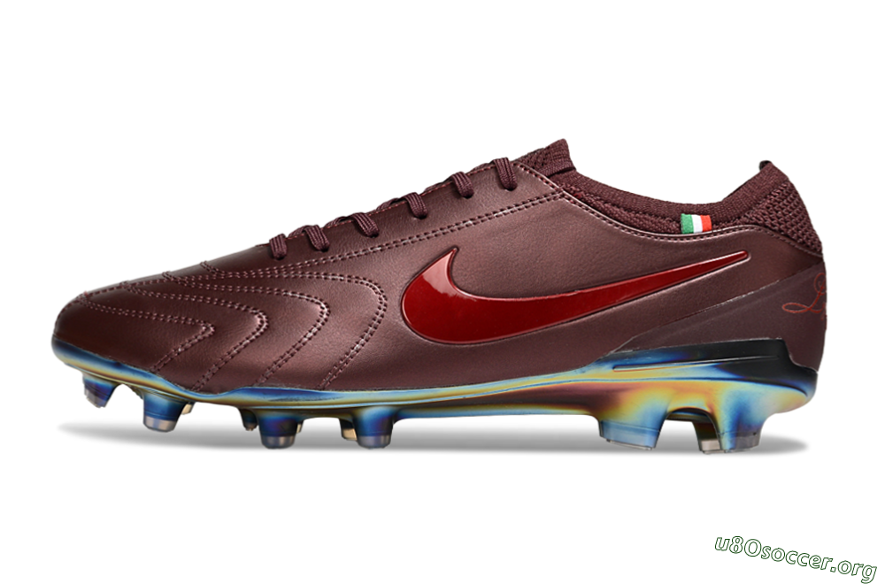 Nike Tiempo Legend 10 Elite FG Football Boots - Red/Gold 3