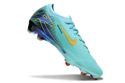 Nike Air Zoom Mercurial Vapor 16 Elite FG Football Boots - Jade/Gold/Blue