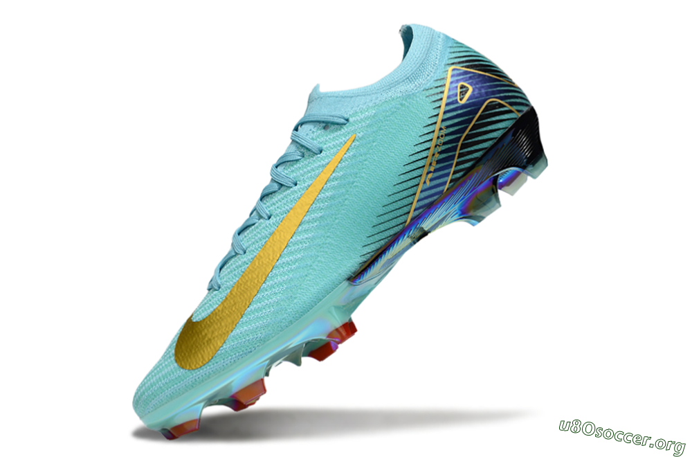 Nike Air Zoom Mercurial Vapor 16 Elite FG Football Boots - Jade/Gold/Blue 5