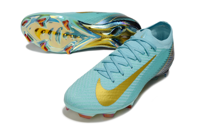 Nike Air Zoom Mercurial Vapor 16 Elite FG Football Boots - Jade/Gold/Blue