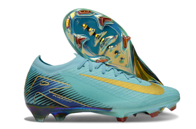 Nike Air Zoom Mercurial Vapor 16 Elite FG Football Boots - Jade/Gold/Blue