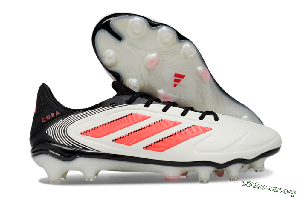 Adidas Copa Pure 3 Elite FG Football Boots - White/Red/Black 2