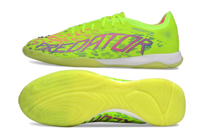 Adidas Predator 25 Elite IC Football Shoes - Yellow/Pink/White