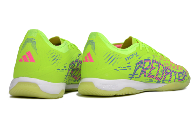 Adidas Predator 25 Elite IC Football Shoes - Yellow/Pink/White