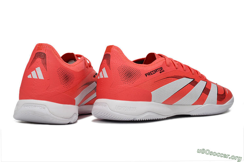 Adidas Predator 25 Elite IC Football Shoes - Red/White/Black 6