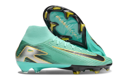 Nike Air Zoom Mercurial Superfly 10 Elite FG Football Boots - Jade/Black/Silver/Gold