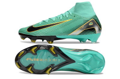 Nike Air Zoom Mercurial Superfly 10 Elite FG Football Boots - Jade/Black/Silver/Gold