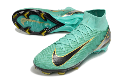 Nike Air Zoom Mercurial Superfly 10 Elite FG Football Boots - Jade/Black/Silver/Gold